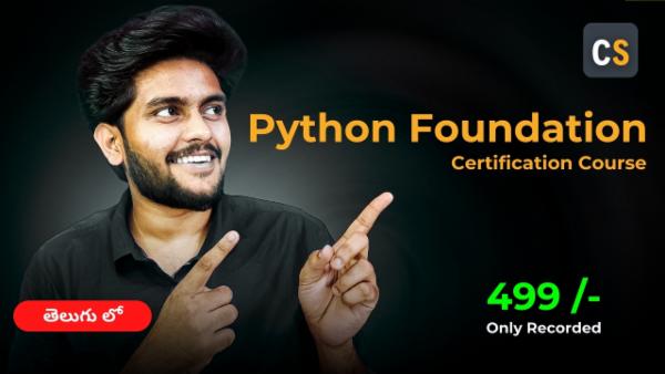 Python Foundation Course 2.O